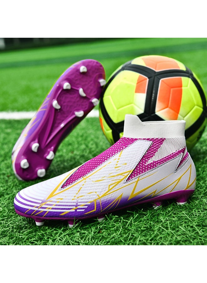 New Men Soccer Shoes Cleats Football Boots Sports Large Size Long Studs Turf Shoes for Training Competition - Image 2